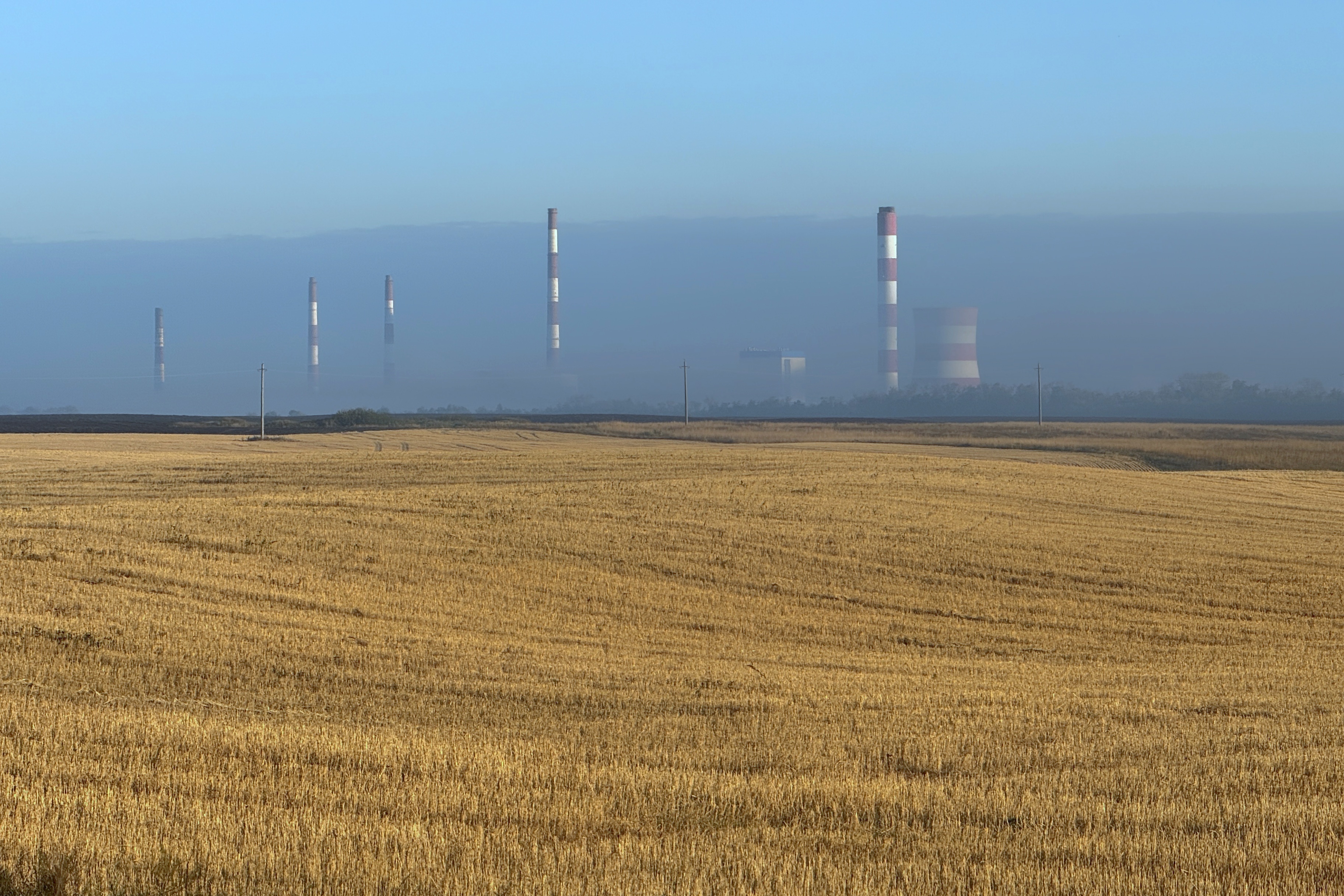 Route de steppe avant l'entrée en Russie